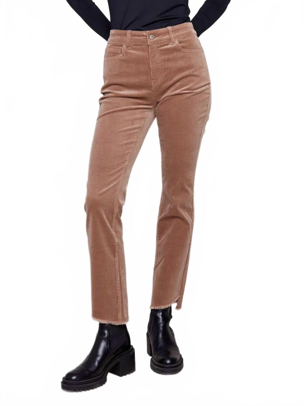 NEW CHARLIE B naomi bootcut corduroy in brown